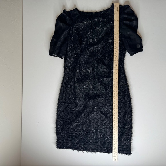 NWT W118 by Walter Baker Prya Dress Size XS Black Polka Dot Puff Sleeve Party - Picture 8 of 10